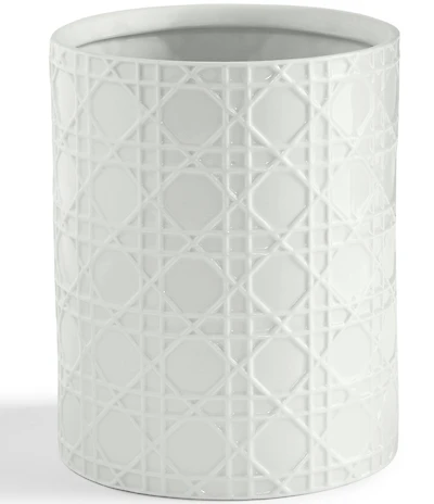 Kassatex Rattan Wastebasket