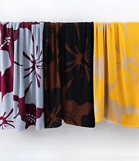 Kassatex Summer Shop Collection Hanalei Inspired Hawaiian Flora Beach Towel