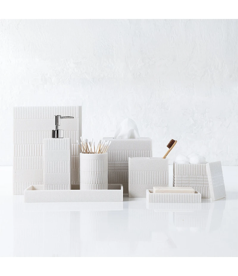 Kassatex Urbano Collection Resin Tissue Holder