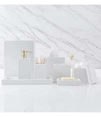 Kassatex Verbier Collection Resin Bath Tray
