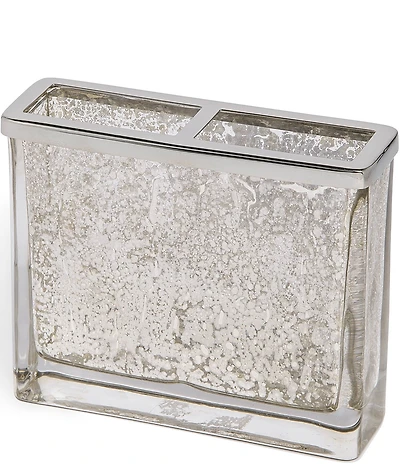 Kassatex Vizcaya Etched Glass Toothbrush Holder