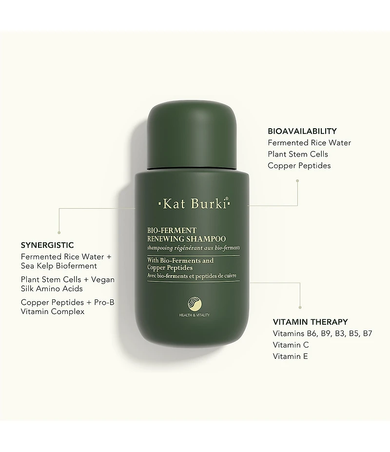 Kat Burki Skincare Bio-Ferment Renewing Shampoo