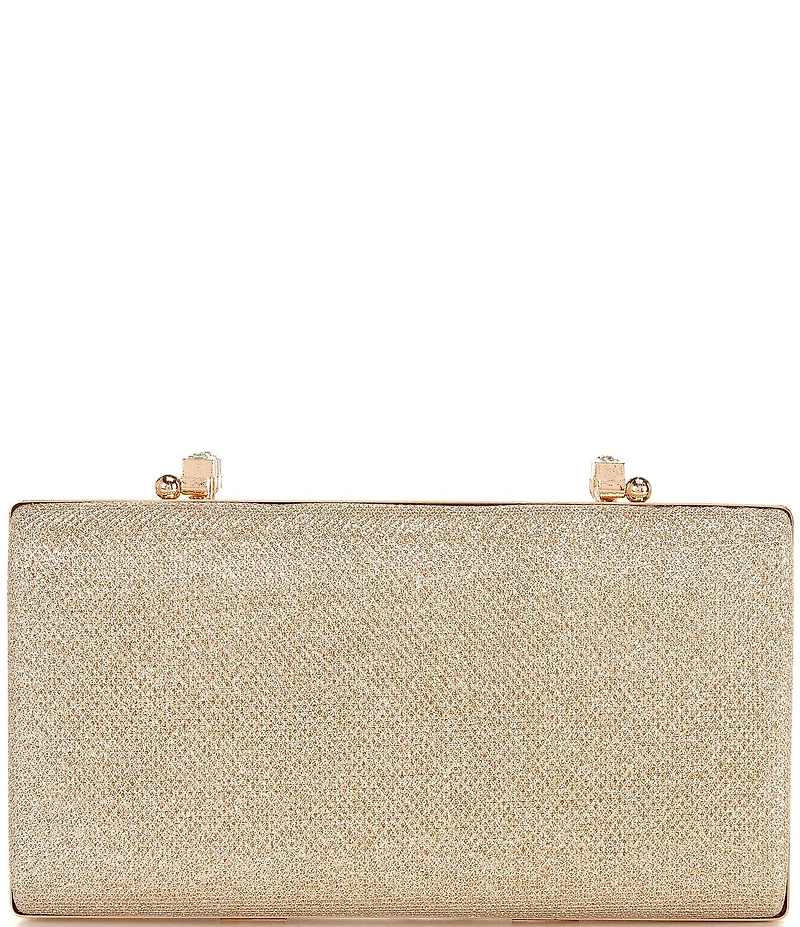 Landry Crystal Hinge Minaudiere Clutch