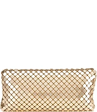 Landry Metal Mesh Crystal Clutch
