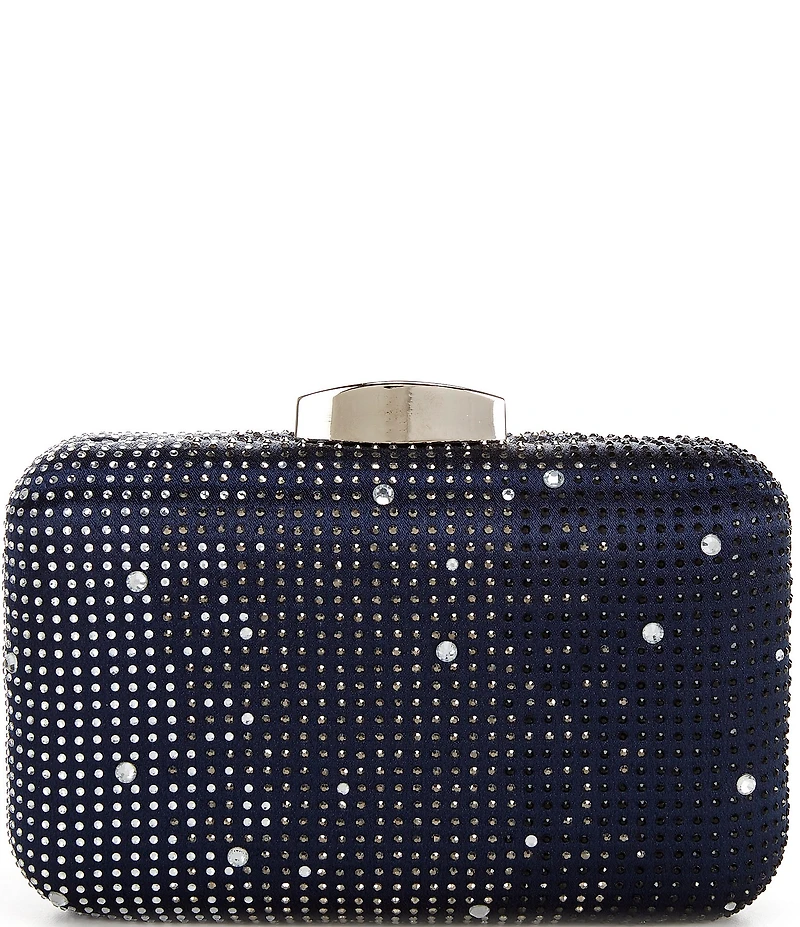 Landry Ombre Rhinestone Heat Set Minaudiere Clutch