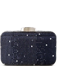 Landry Ombre Rhinestone Heat Set Minaudiere Clutch
