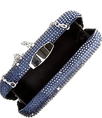 Landry Ombre Rhinestone Heat Set Minaudiere Clutch