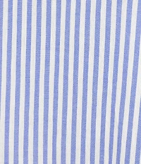 Kate Landry Plus Size Yarn Dye Woven Short Sleeve Split Collared Long Caftan