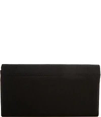 Landry Satin Bar Flap Clutch