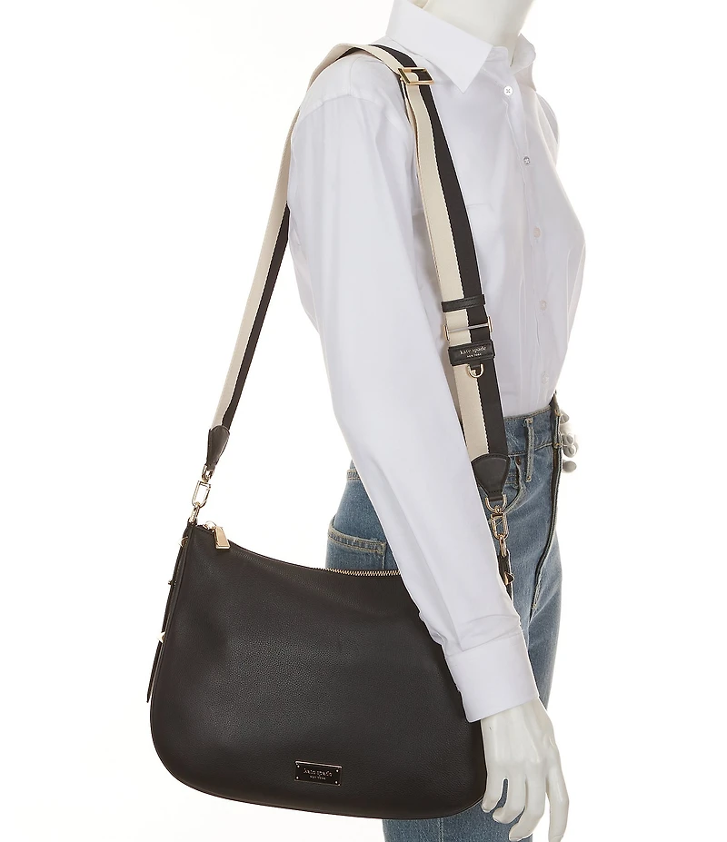 kate spade new york Liv Pebbled Leather Large Hobo Bag