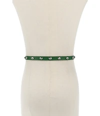 kate spade new york .59#double; Studded Leather Belt