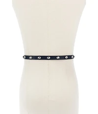 kate spade new york .59#double; Studded Leather Belt