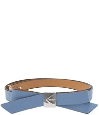 kate spade new york .75#double; Deco Bow Leather Belt
