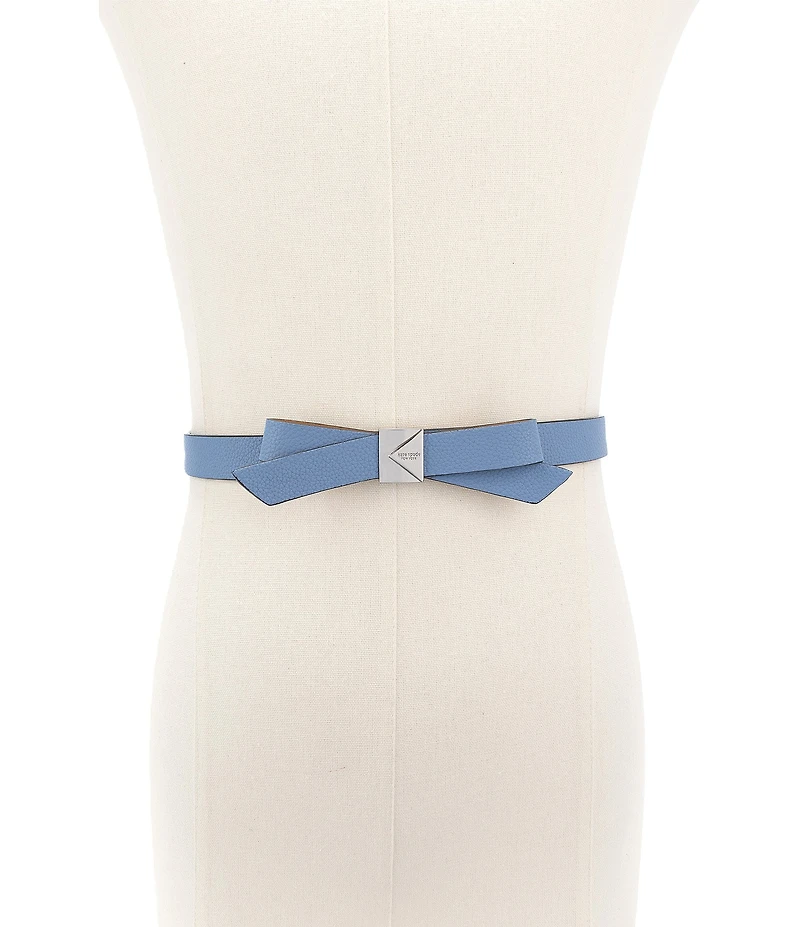 kate spade new york .75#double; Deco Bow Leather Belt
