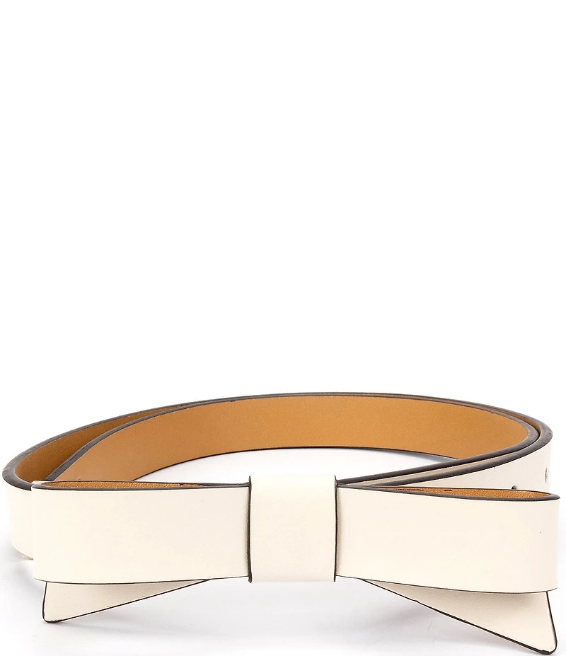 kate spade new york .75#double; Leather Bow Belt