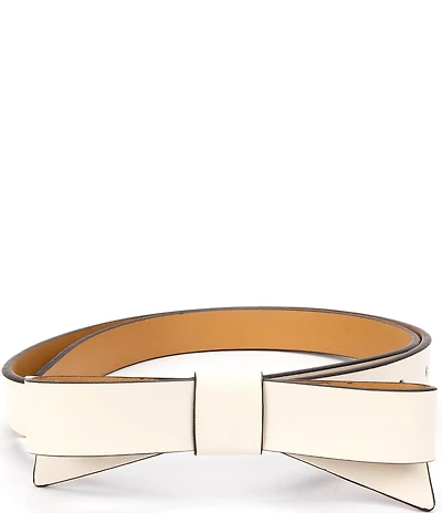 kate spade new york .75#double; Leather Bow Belt