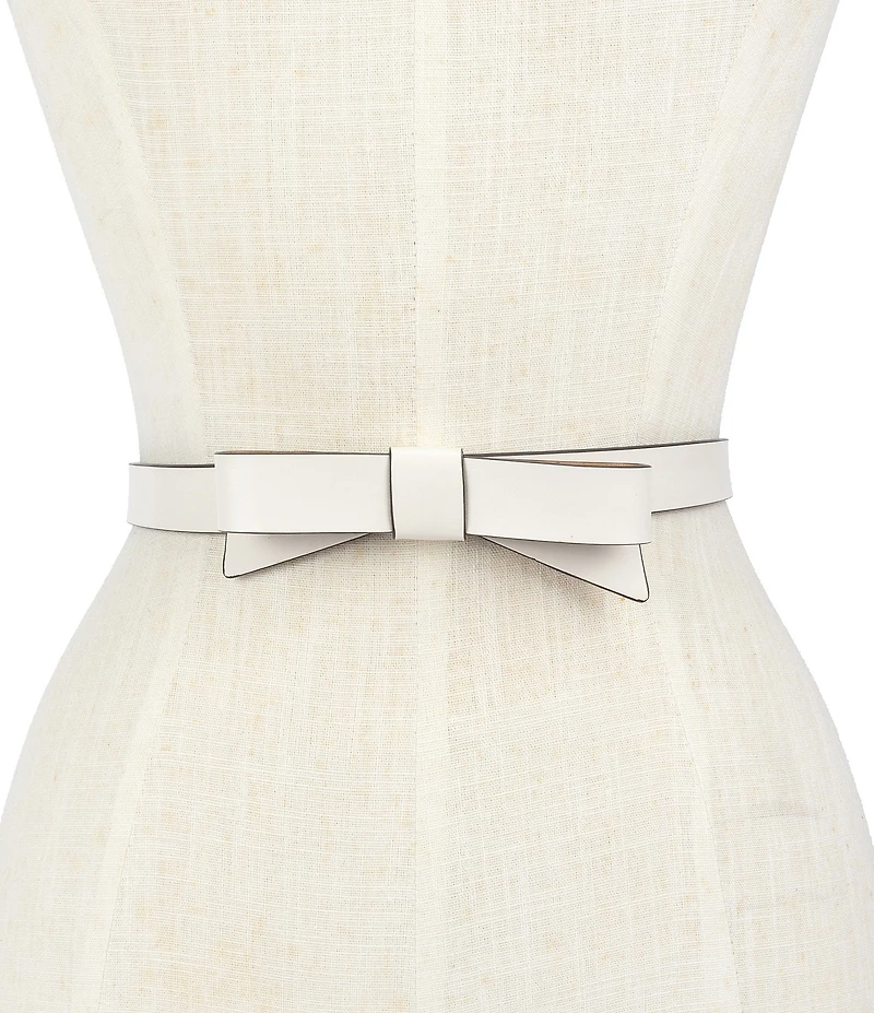 kate spade new york .75#double; Leather Bow Belt