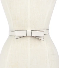 kate spade new york .75#double; Leather Bow Belt