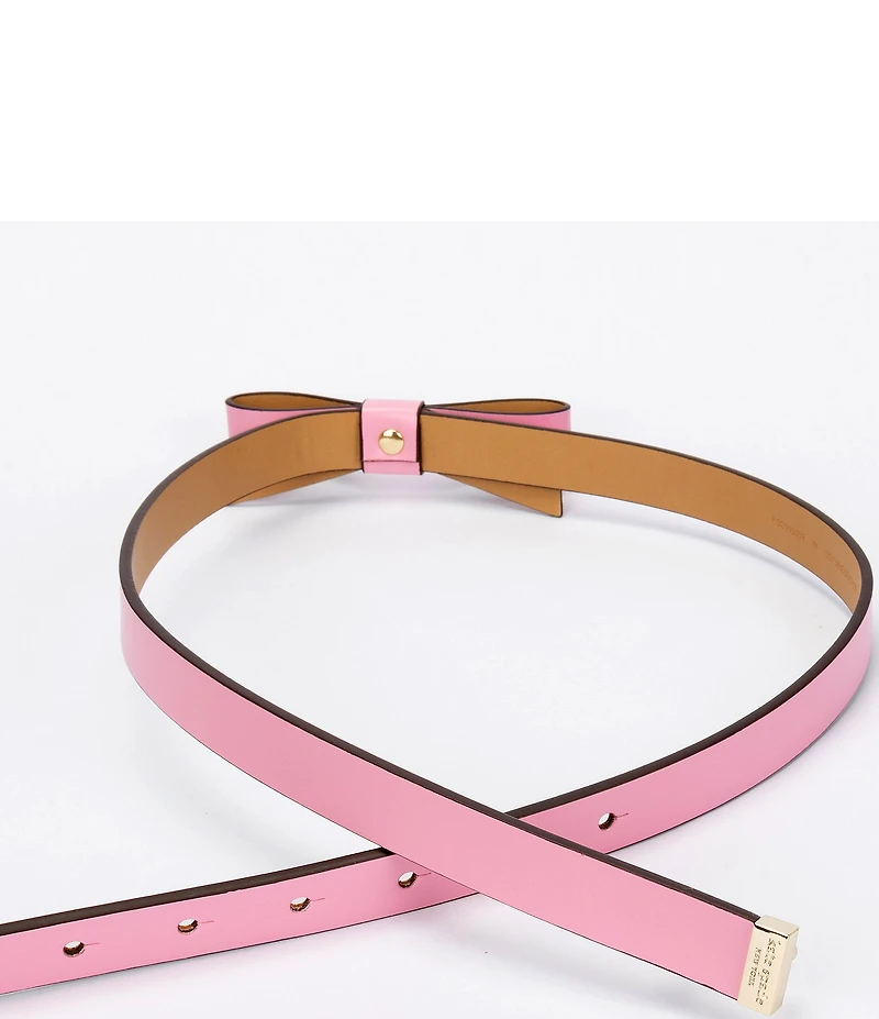 kate spade new york .75#double; Leather Bow Belt
