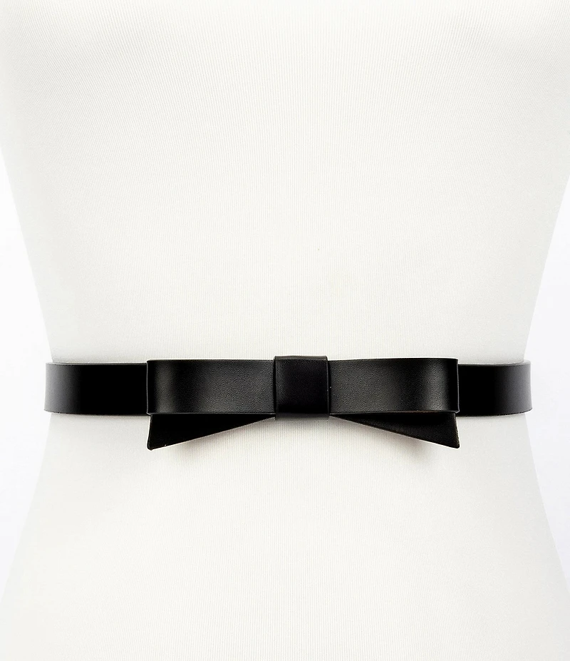 kate spade new york .75#double; Leather Bow Belt