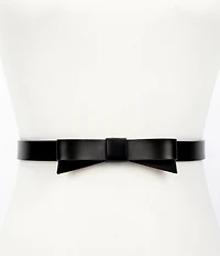 kate spade new york .75#double; Leather Bow Belt