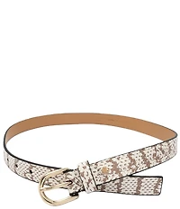 kate spade new york .98#double; Snake Print Belt