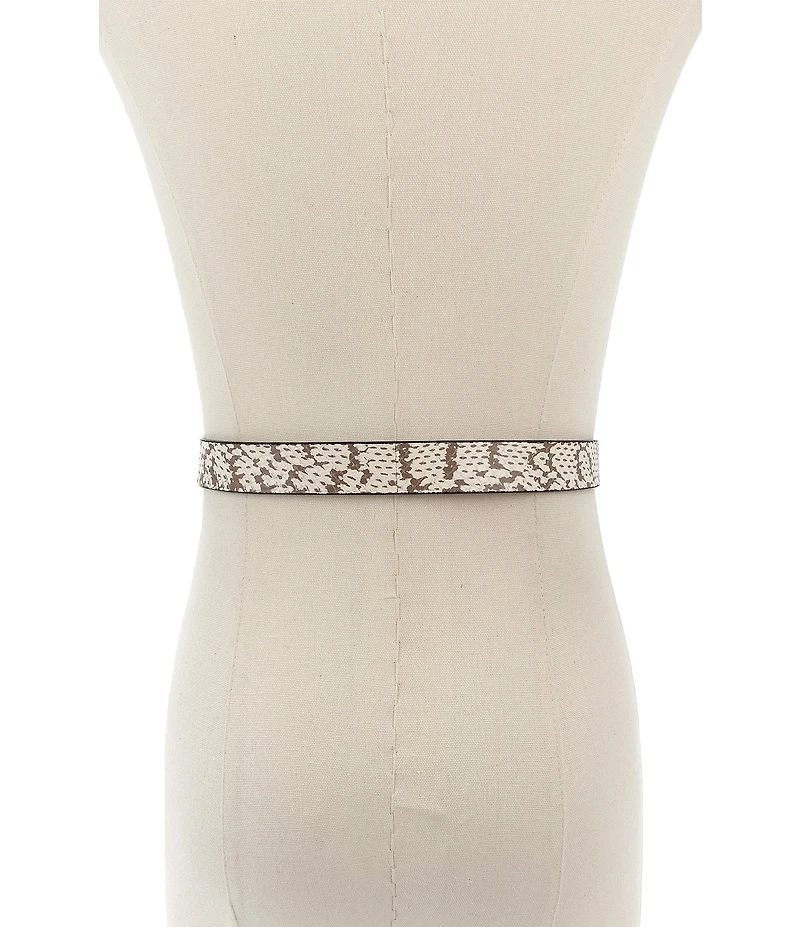 kate spade new york .98#double; Snake Print Belt