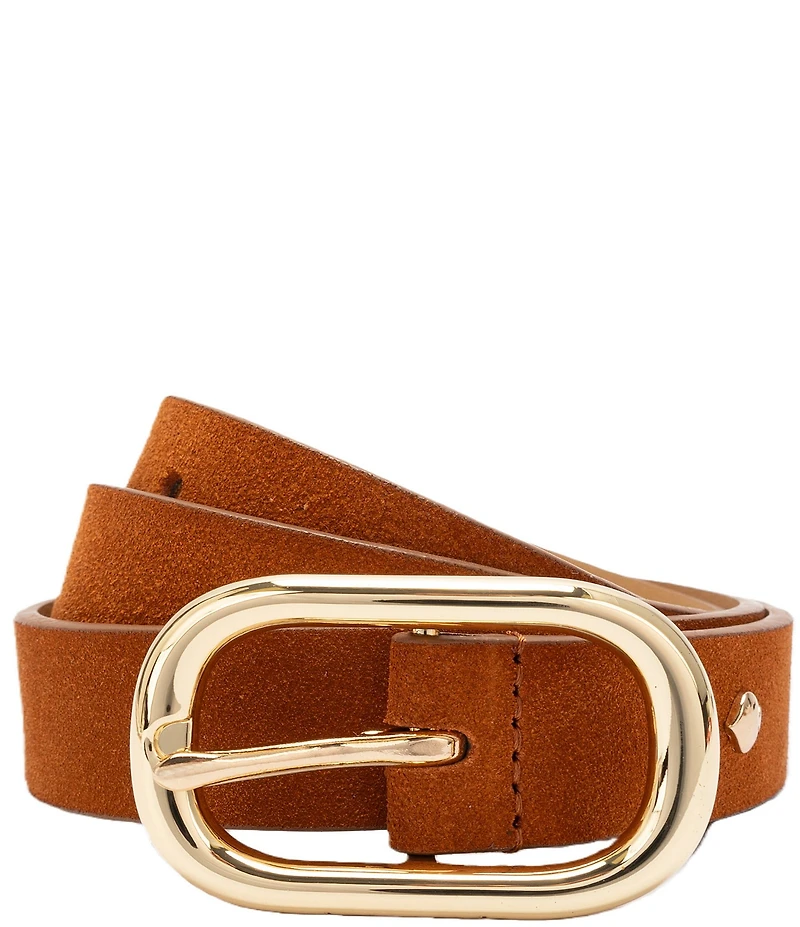 kate spade new york .98#double; Suede Molten Buckle Belt