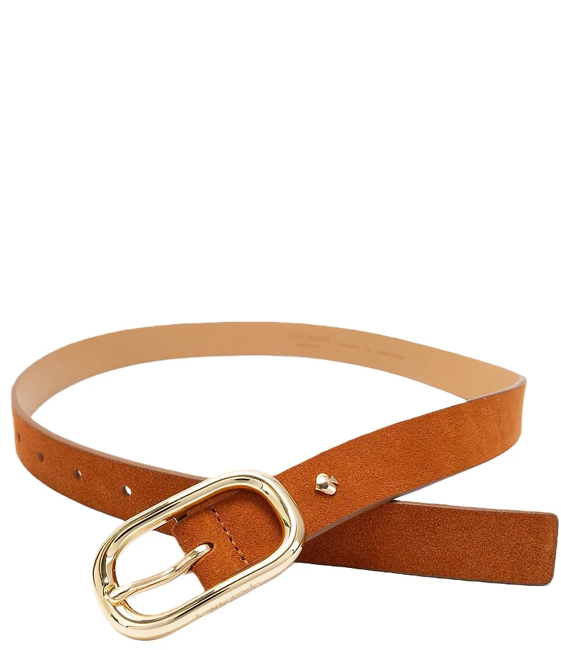 kate spade new york .98#double; Suede Molten Buckle Belt