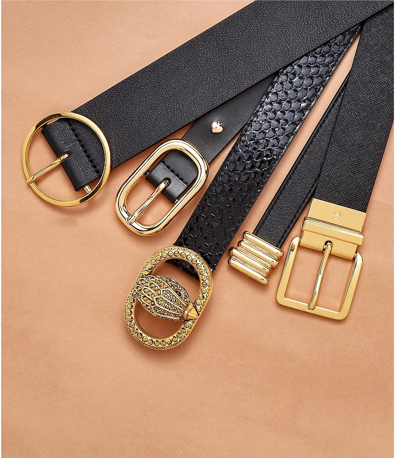 kate spade new york 0.98#double; Molten Buckle Belt