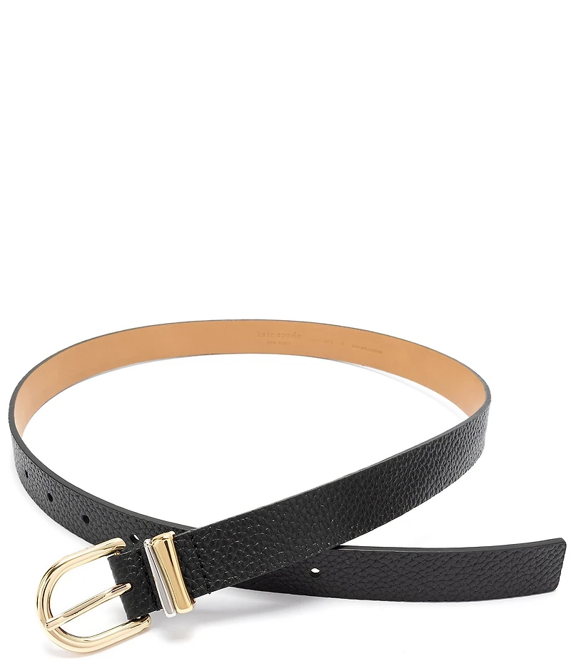 kate spade new york 1#double; Two-Tone Molten Loop Belt