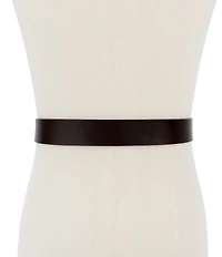 kate spade new york 1.18#double; Molten Buckle Leather Belt