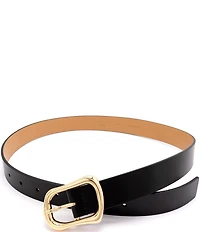 kate spade new york 1.18#double; Molten Metal Buckle Belt