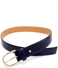 kate spade new york 1.37#double; Feather Edge Leather Belt