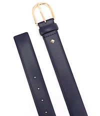 kate spade new york 1.37#double; Feather Edge Leather Belt