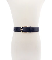 kate spade new york 1.37#double; Feather Edge Leather Belt