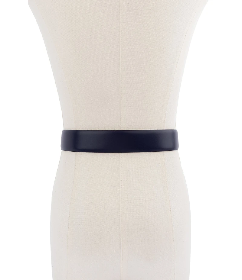 kate spade new york 1.37#double; Feather Edge Leather Belt