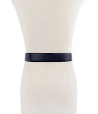 kate spade new york 1.37#double; Feather Edge Leather Belt