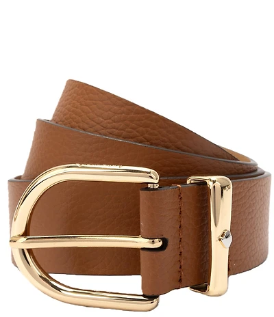 kate spade new york 1.37#double; Two tone Molten Loop Leather Belt