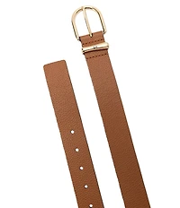 kate spade new york 1.37#double; Two tone Molten Loop Leather Belt