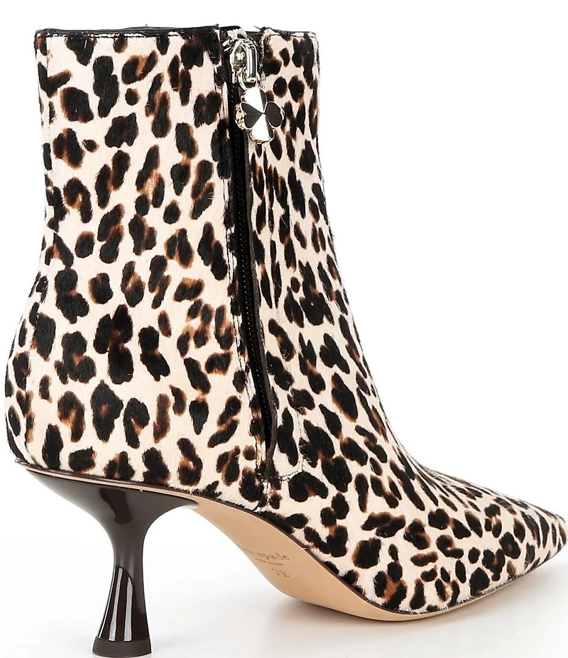 kate spade new york Adele Downtown Leopard Print Haircalf Booties