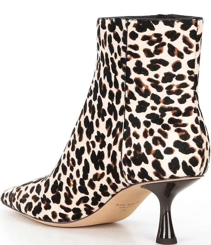 kate spade new york Adele Downtown Leopard Print Haircalf Booties