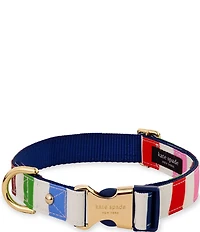 kate spade new york Adventure Stripe Dog Collar