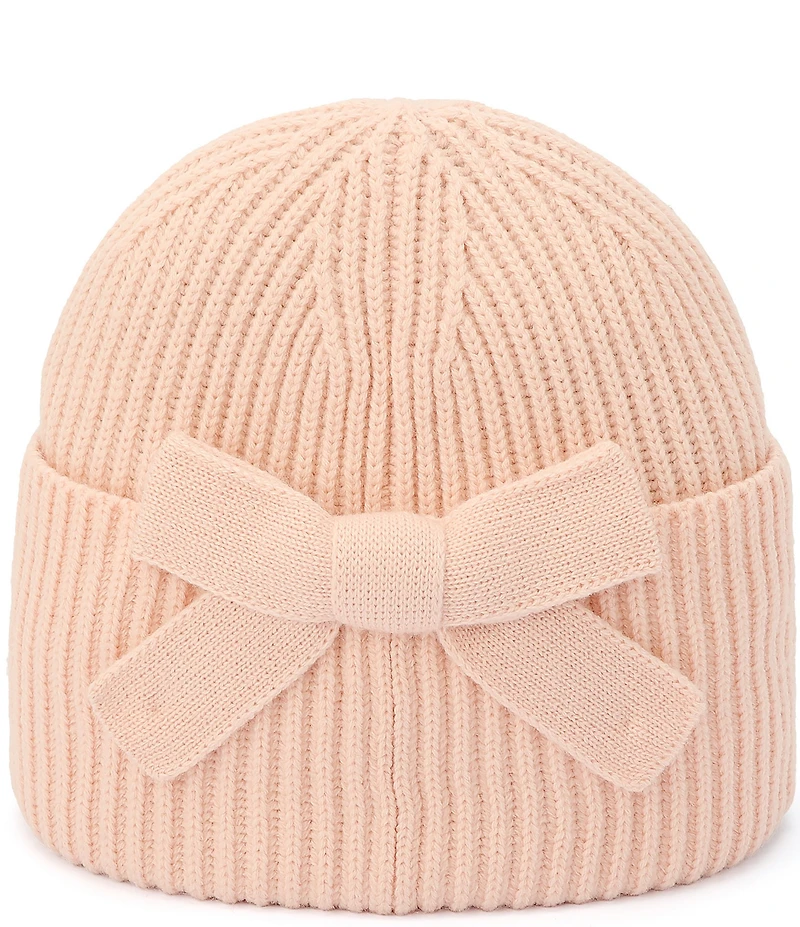kate spade new york Asymmetric Bow Knit Beanie