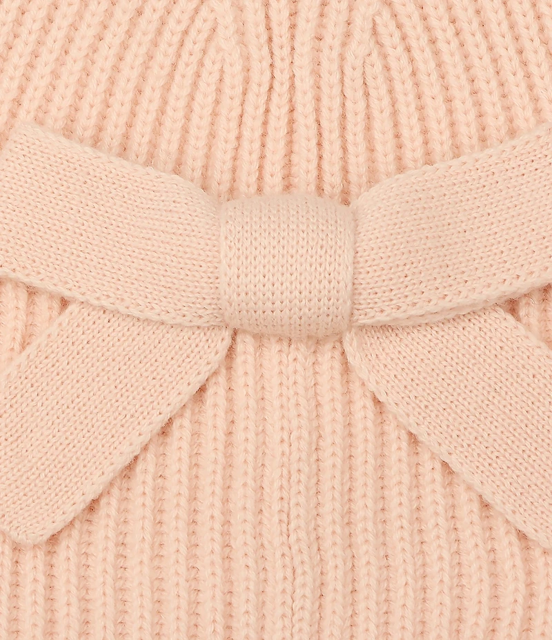 kate spade new york Asymmetric Bow Knit Beanie
