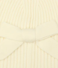 kate spade new york Asymmetric Bow Knit Beanie