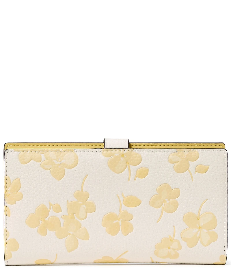 kate spade new york Ava Spring Pansies Bifold Wallet