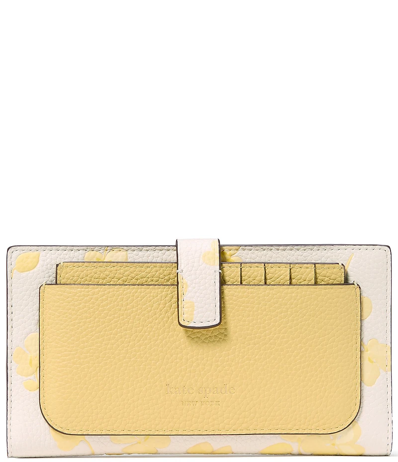 kate spade new york Ava Spring Pansies Bifold Wallet