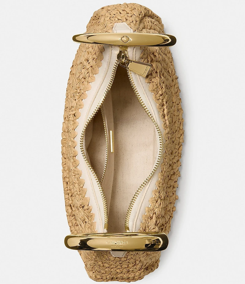 kate spade new york Bangle Handle Straw Convertible Shoulder Bag