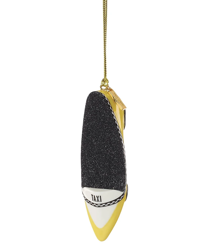 kate spade new york Be Jolly Collection Taxi Pointed Toe Flat Shoe Ornament